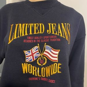 Vintage 1990’s  embroidered crewneck sweatshirt